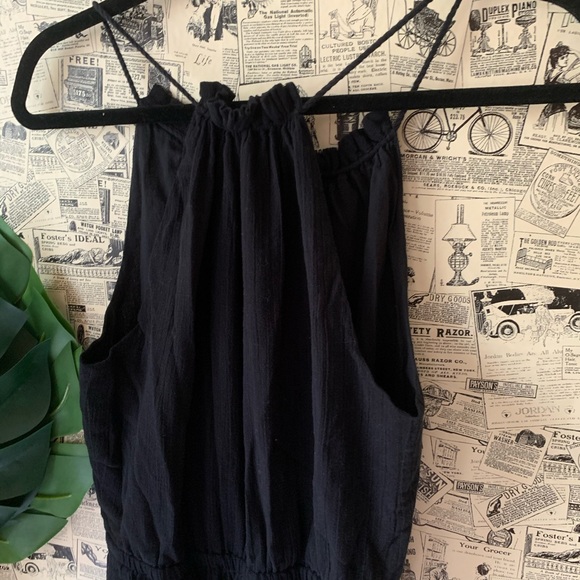 Madewell embroidered maxi black slit dress SZ Xs 2 - Picture 8 of 14